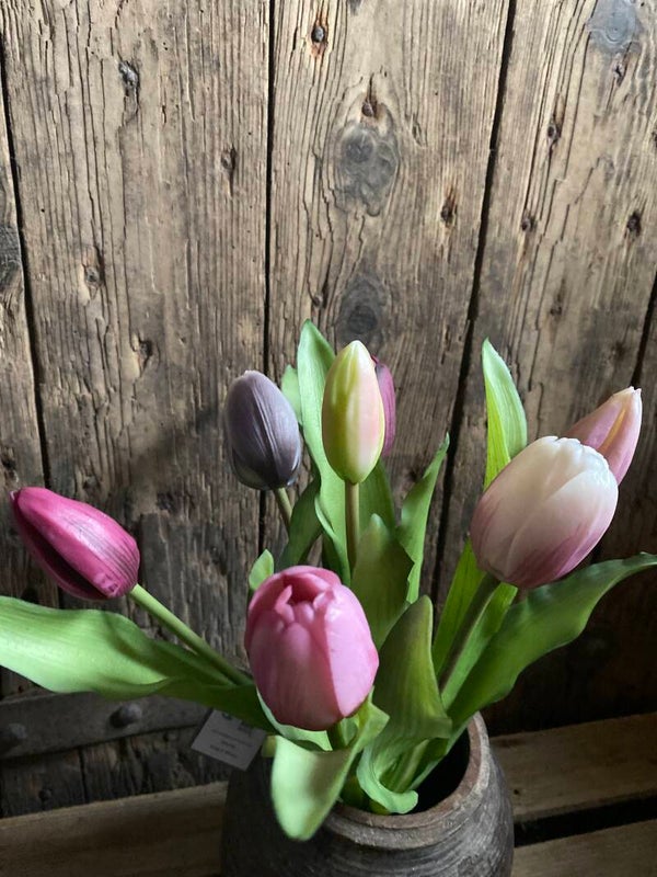Bosje gemengde mauve  tulpen