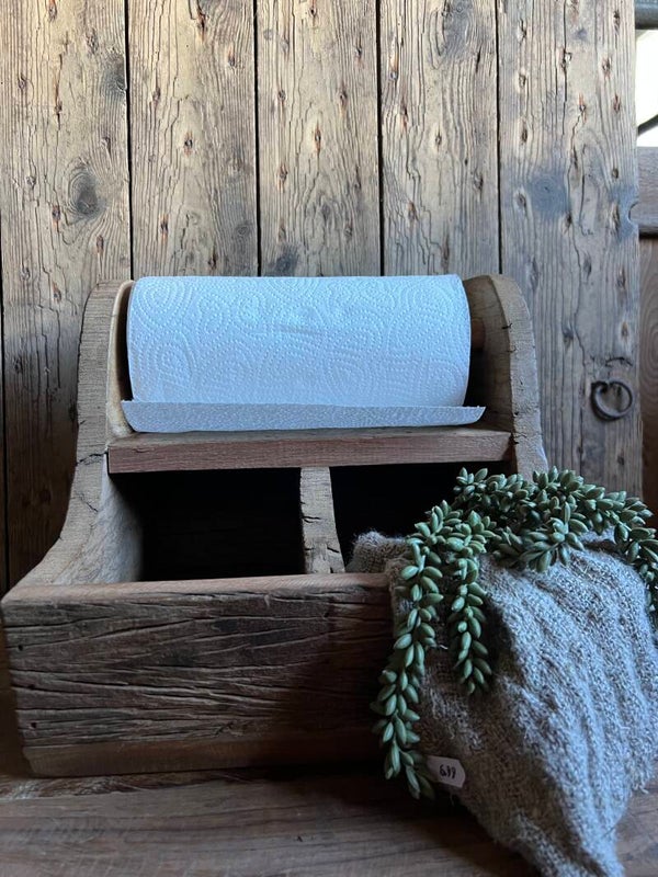 Keukenrolhouder/gruttersbakje Truckbody wood  nr 2