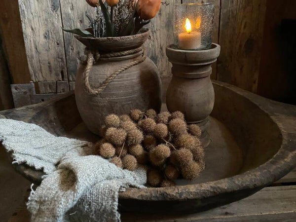 Groot authentiek chapati schaal nr 1