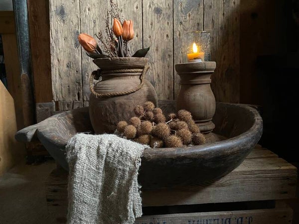 Groot authentiek chapati schaal nr 6