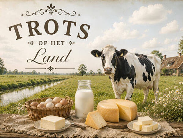 Tuinposter Trots op de boer, nr 542