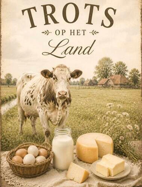 Tuinposter Trots op het land (Kopie)