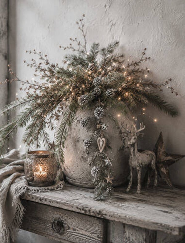 Wanddoek/tuinposter kerst 2