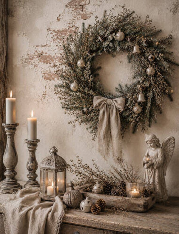 Wanddoek/tuinposter kerst 7