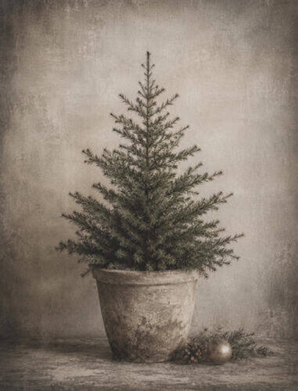 Wanddoek/tuinposter kerst 10