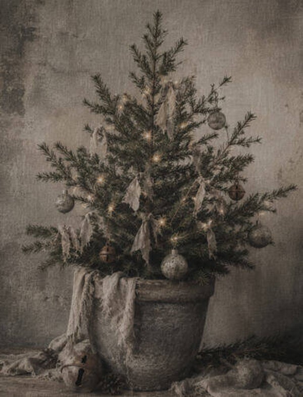 Wanddoek/tuinposter kerst 11