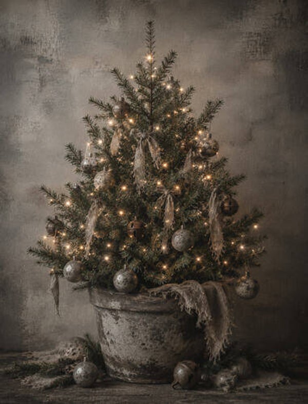 Wanddoek/tuinposter kerst 12