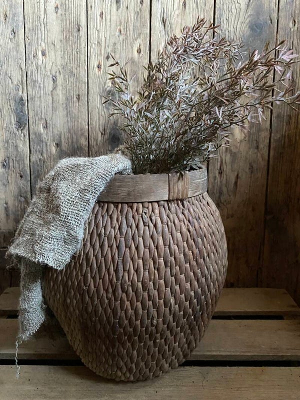 Authentieke rieten mand nr 3