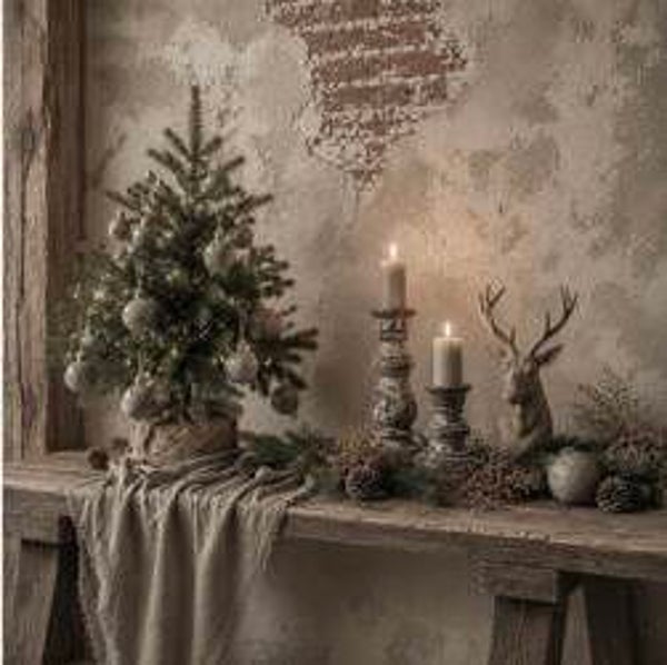 Vierkante kaart kerst nr 12