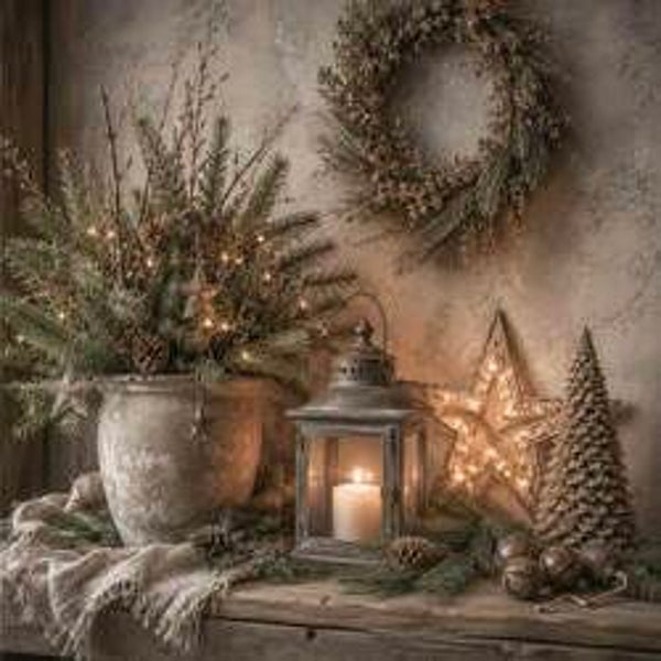 Vierkante kaart kerst nr 14