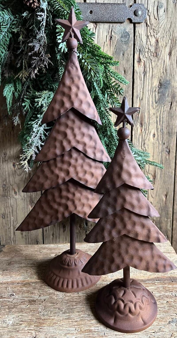 Metalen kerstboom rudolf