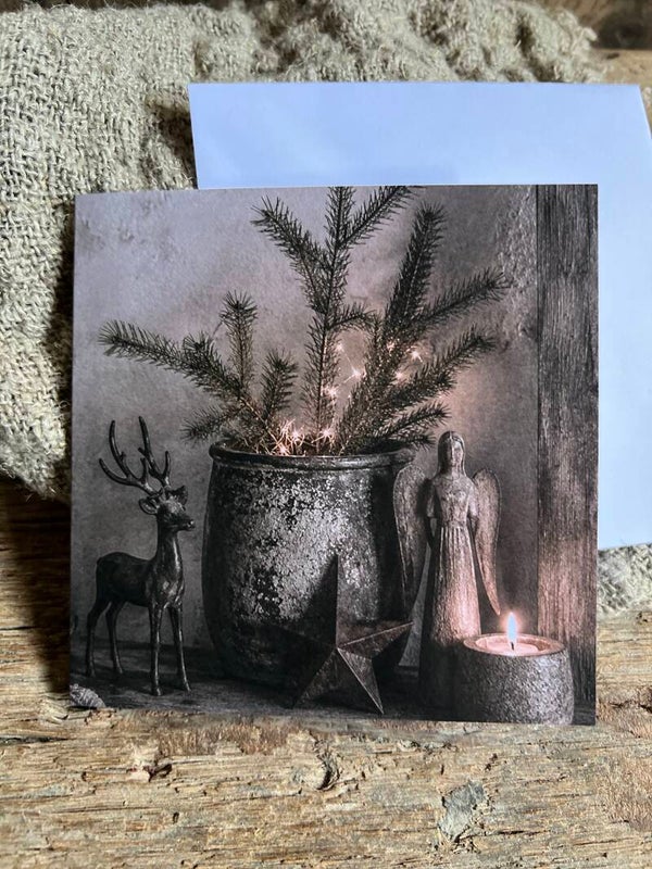 Vierkante kaart kerst nr 4