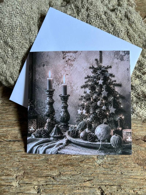 Vierkante kaart kerst nr 2