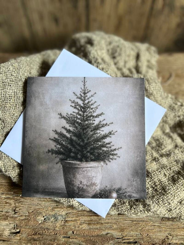 Vierkante kaart kerst nr 8