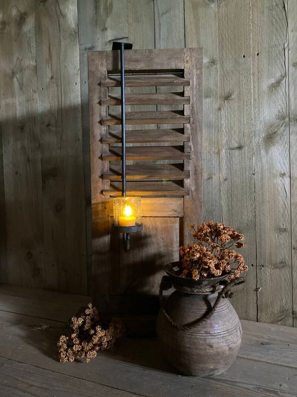 Houten Luik op voet groot