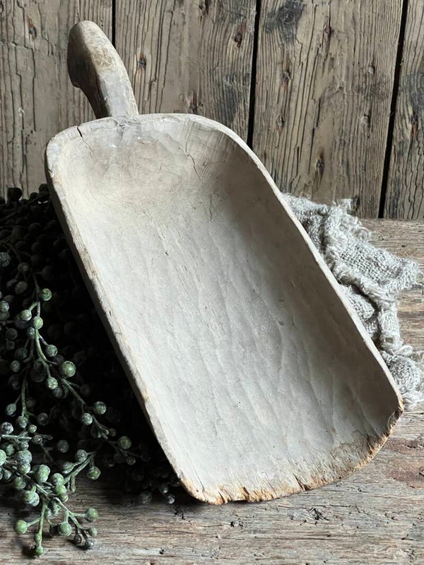 Authentiek oude houten schep nr 7