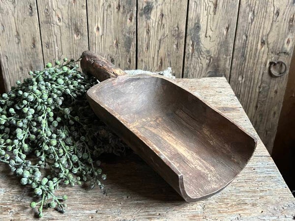 Authentiek oude houten schep nr 6
