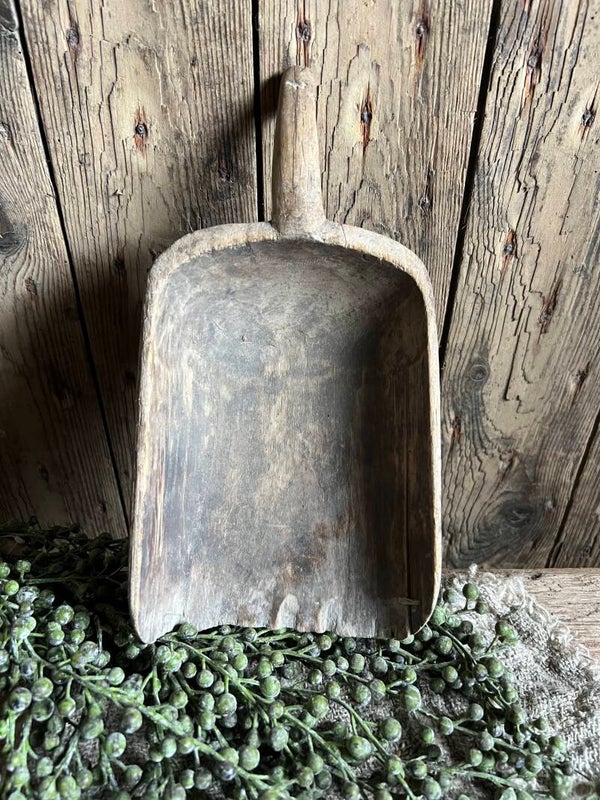 Authentiek oude houten schep nr 4