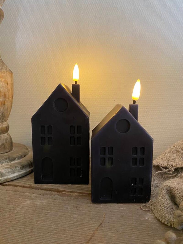 Led huis zwart