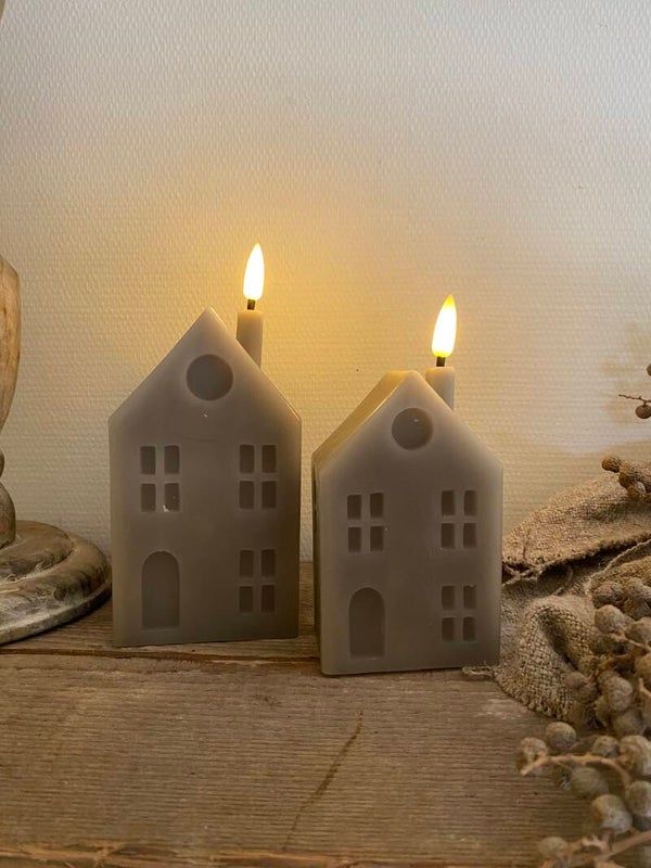Led huis grijs