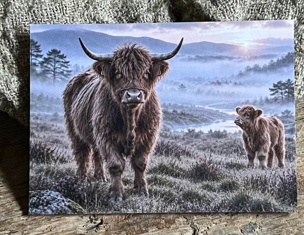 Fotokaart hooglander nr4