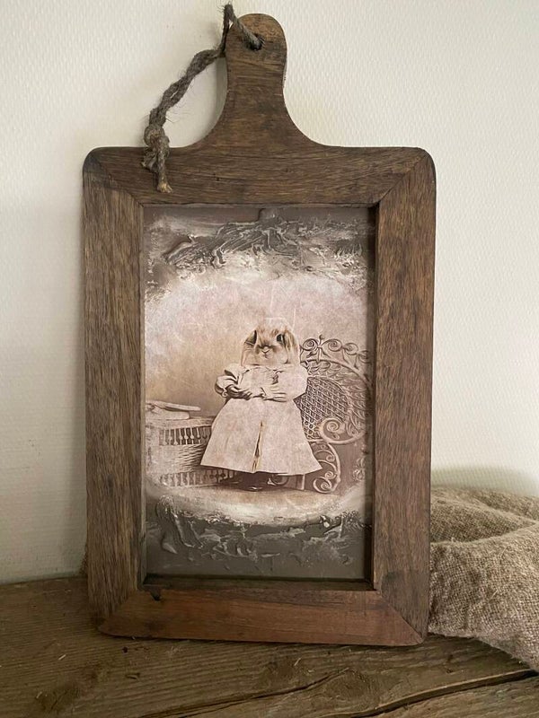 Fotolijst zittend konijntje