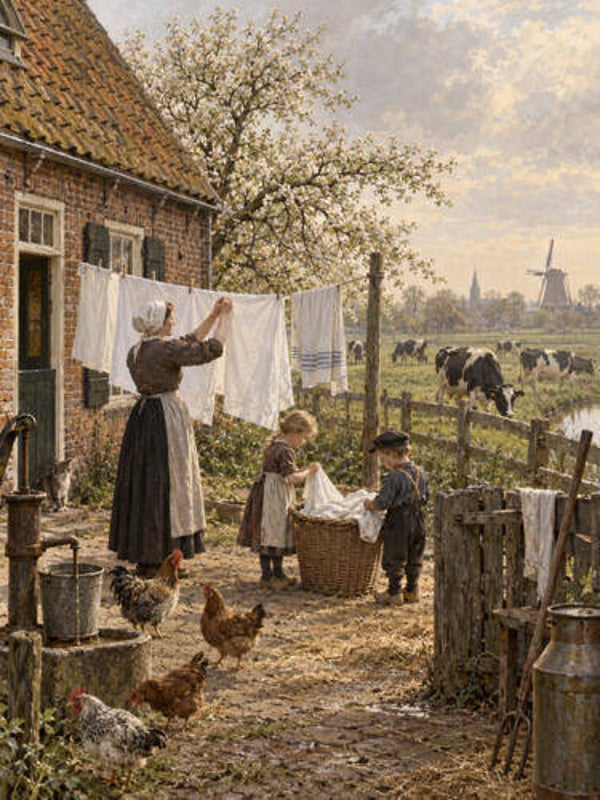 Wanddoek/tuinposter nr 18