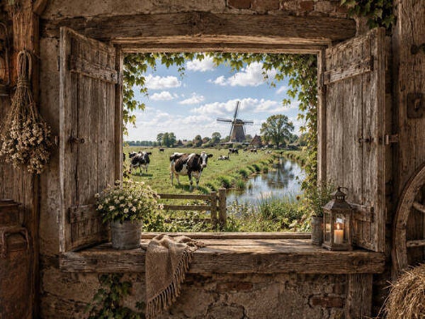 Wanddoek/tuinposter nr 31
