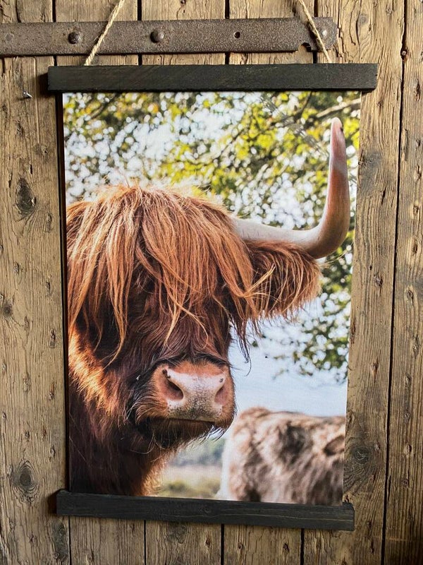 Wanddoek Schotse hooglander nr 16