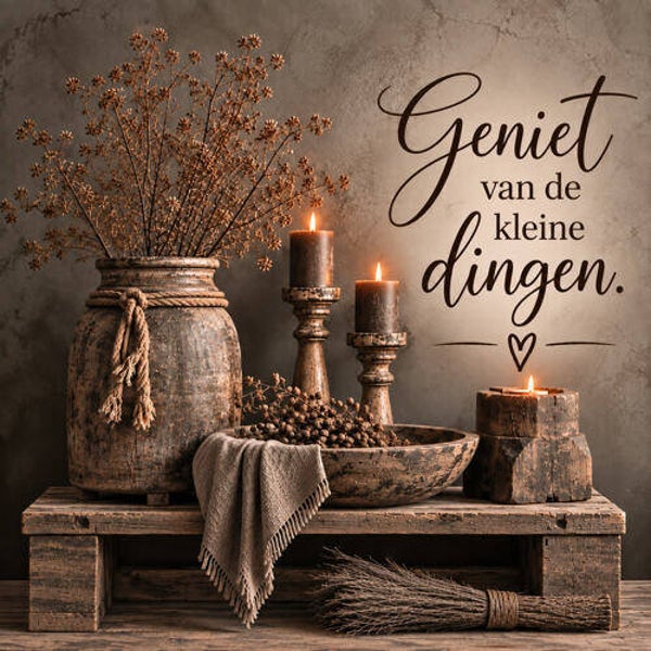 Vierkante houten bord nr37