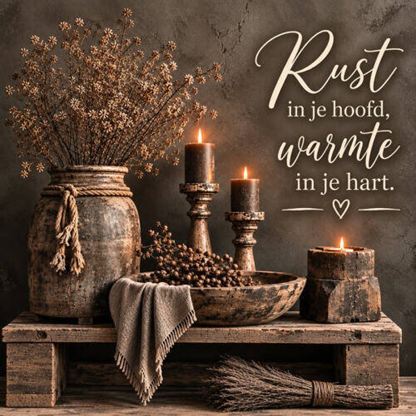 Vierkante houten bord nr52