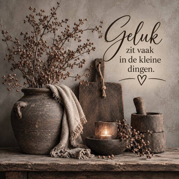 Vierkante houten bord nr72