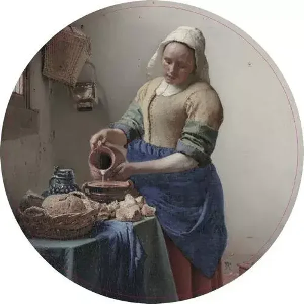 Muurcirkel melkmeisje