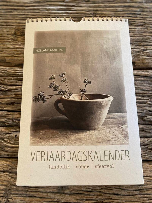 Sober en stoere kalender