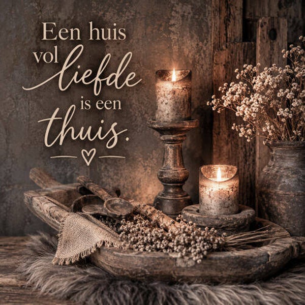Vierkante houten bord nr159