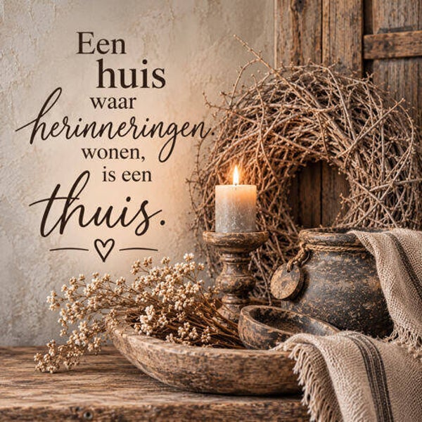 Vierkante houten bord nr162