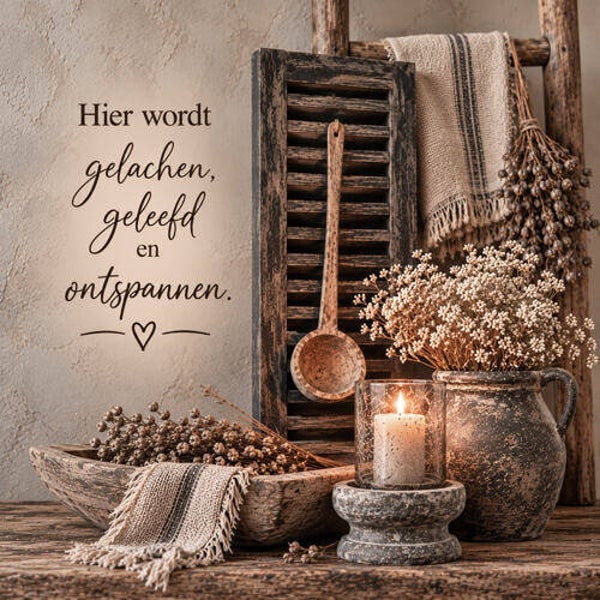 Vierkante houten bord nr172
