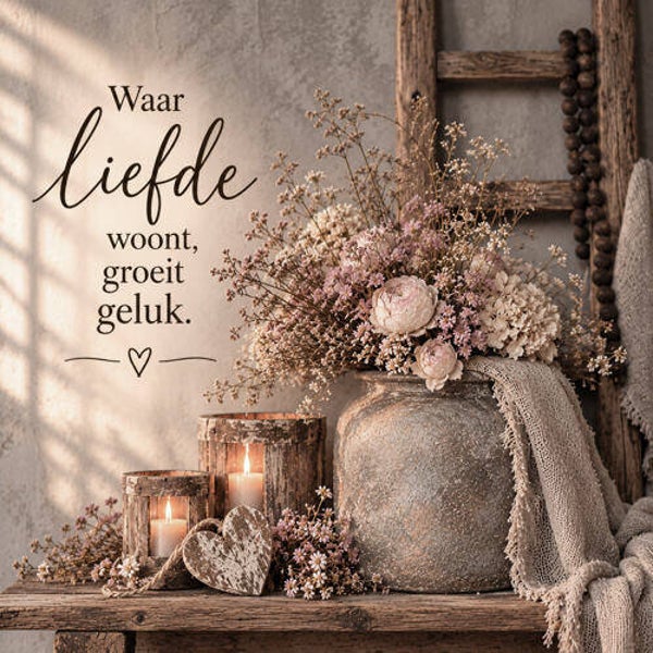 Vierkante houten bord nr202