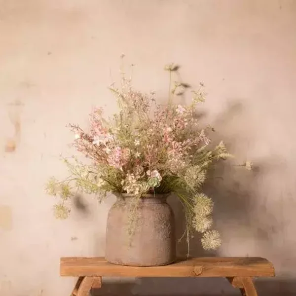 Bankje met bloemen nr 77