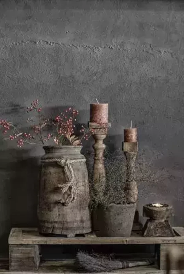 Nepalese vaas en kandelaars nr 62