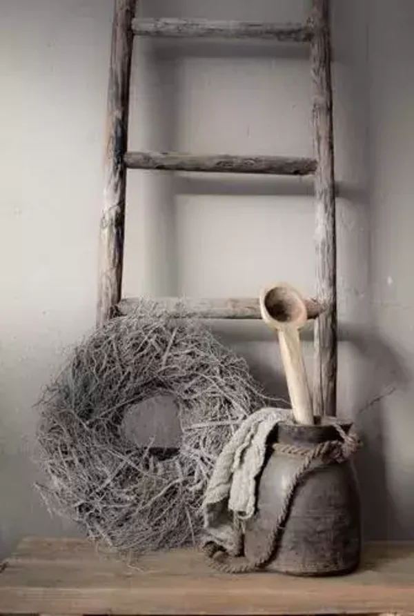 Houten trap met krans nr 4