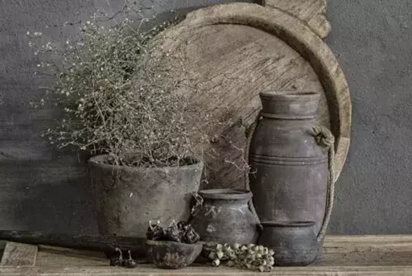 Tuinposter houten schaal