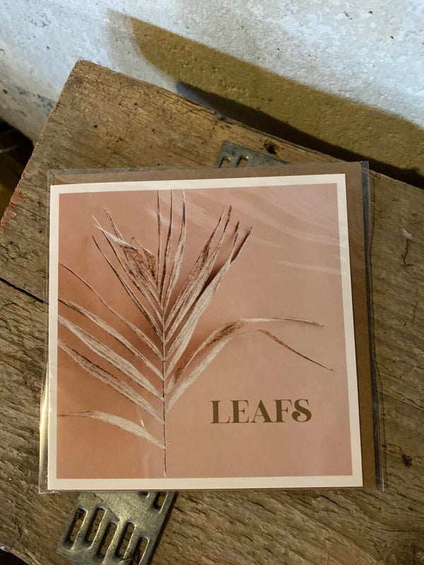 Vierkante wenskaart Leafs