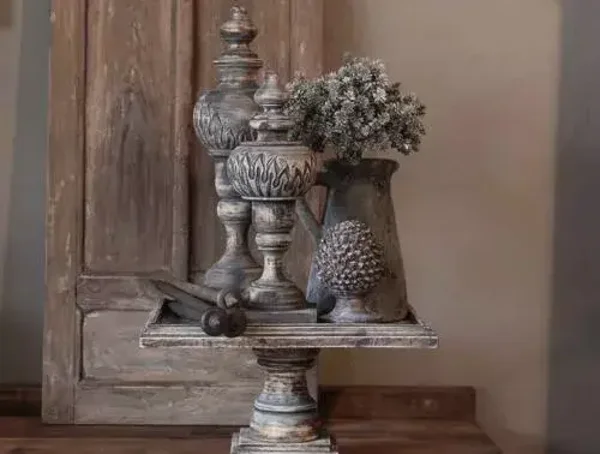 Spatscherm potterie met luik