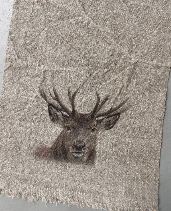 Shabby doek hert kleur nr 2