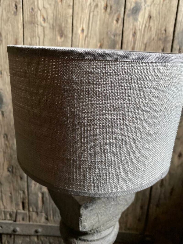 Lampen kap linnen kleur met een lichte bies