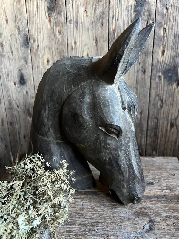 Houten paardenhoofd