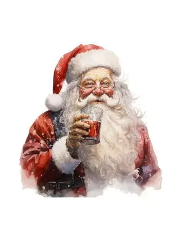 Tuinposter kerstman  nr5