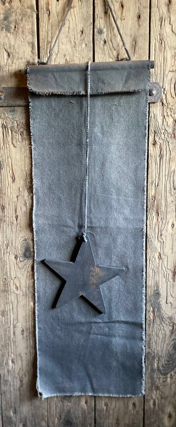 Linnen hanger met ster