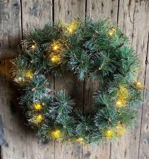 Kunst kerstkrans